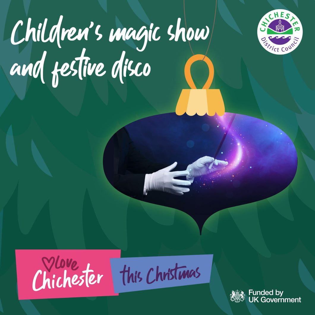 Childrens magic show and festive disco