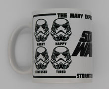 Load image into Gallery viewer, Star Wars Expressions of a Stormtrooper Mug
