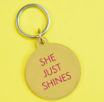 Load image into Gallery viewer, She Just Shines Keytag

