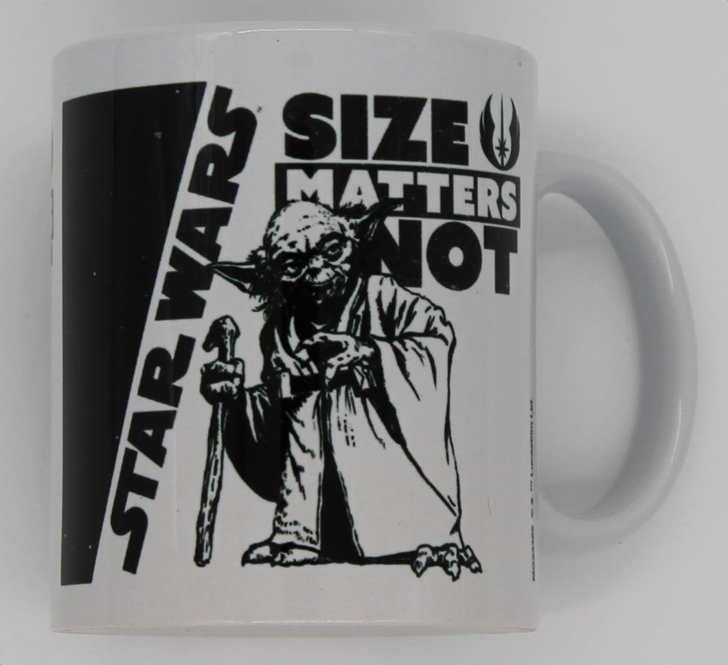 Star Wars Size Matters Not Mug