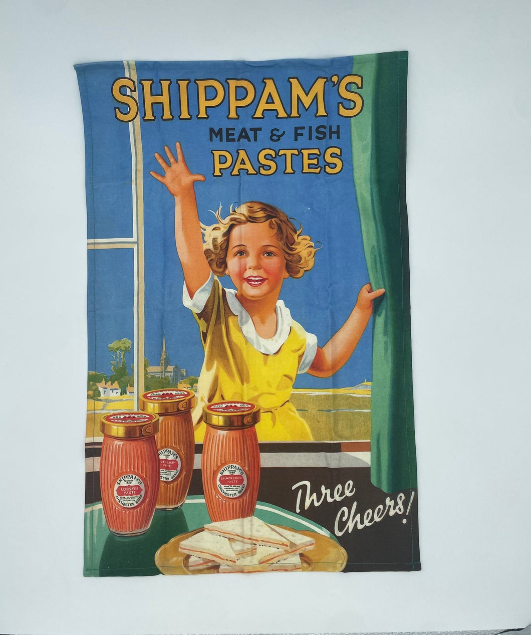 Shippam's Meat and Fish Pastes Tea Towel