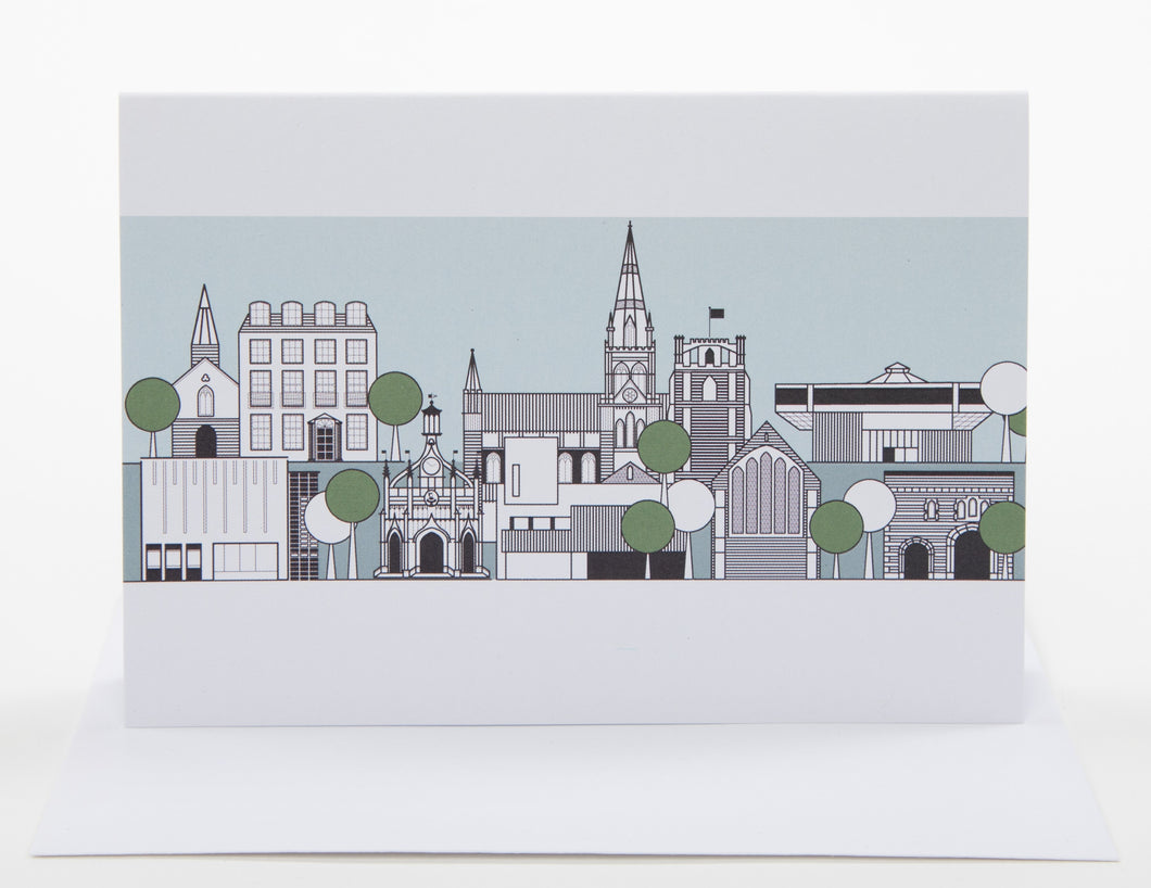 Chichester Cityscape Greetings Card